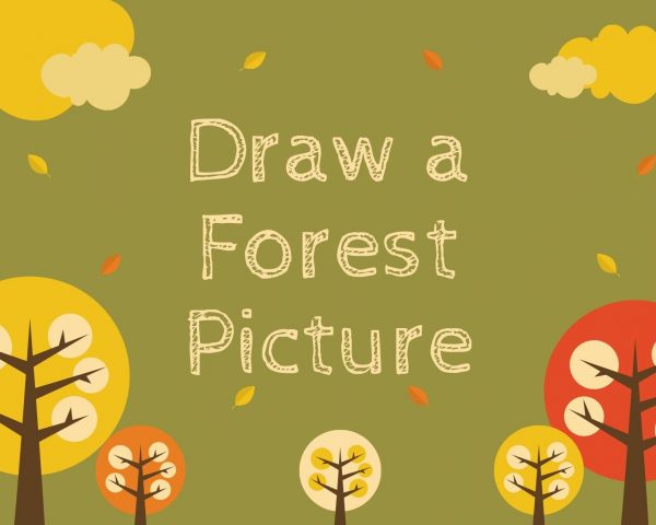 Day 38 - Draw a Forest Picture